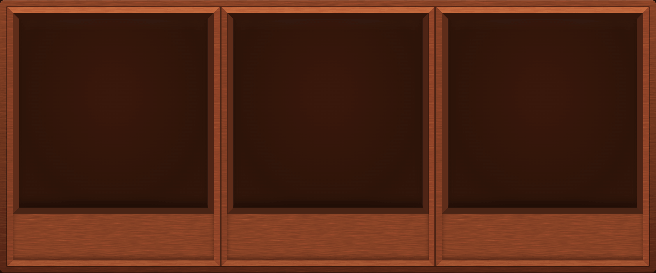 Tuscan Terracotta Display Case (1x3)